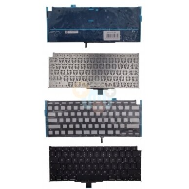 Nešiojamo kompiuterio klaviatūra APPLE A2337, UK, su pašvietimu Nešiojamo kompiuterio klaviatūra APPLE A2337, UK, su pašvietimu