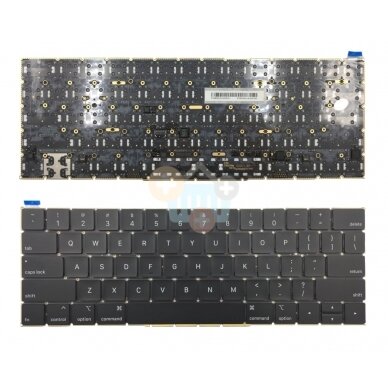 Nešiojamo kompiuterio klaviatūra APPLE Macbook Pro 13, 15, A1989, A1990 su Touch Bar (US) Nešiojamo kompiuterio klaviatūra APPLE Macbook Pro 13, 15, A1989, A1990 su Touch Bar (US)