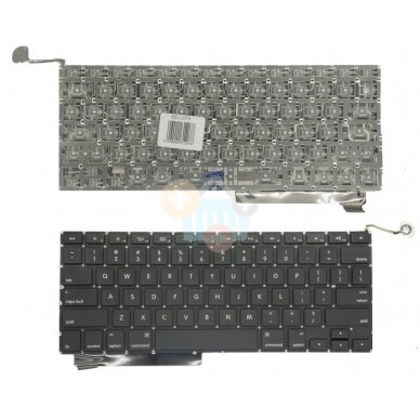 Nešiojamo kompiuterio klaviatūra APPLE UniBody MacBook Pro 15" A1286 2009-2012 Nešiojamo kompiuterio klaviatūra APPLE UniBody MacBook Pro 15" A1286 2009-2012