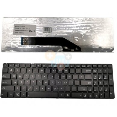 Klaviatūra ASUS: F52, K50, K50C, K50IJ, K50IN Klaviatūra ASUS: F52, K50, K50C, K50IJ, K50IN