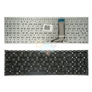 Klaviatūra ASUS: R558, R558U, R558UA, R558UB, R558UF, R558U Klaviatūra ASUS: R558, R558U, R558UA, R558UB, R558UF, R558U