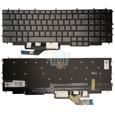 Klaviatūra DELL G7 17 7700, su spalvotu pašvietimu, US Klaviatūra DELL G7 17 7700, su spalvotu pašvietimu, US