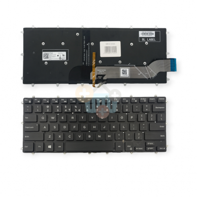 Klaviatūra DELL Inspiron 14 7466 su apšvietimu (US) Klaviatūra DELL Inspiron 14 7466 su apšvietimu (US)