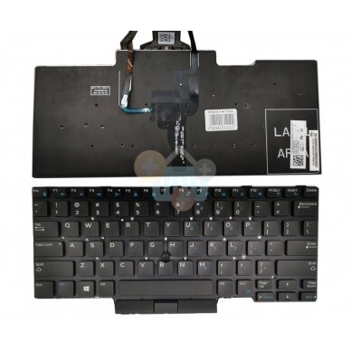 Klaviatūra DELL Latitude E5450, E5470, E5480 su apšvietimu ir „trackpoint“ (US) Klaviatūra DELL Latitude E5450, E5470, E5480 su apšvietimu ir „trackpoint“ (US)