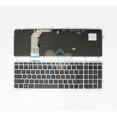 Klaviatūra HP Envy TouchSmart: 15-J, 17-J, M7-J, 17T-J su rėmeliu Klaviatūra HP Envy TouchSmart: 15-J, 17-J, M7-J, 17T-J su rėmeliu