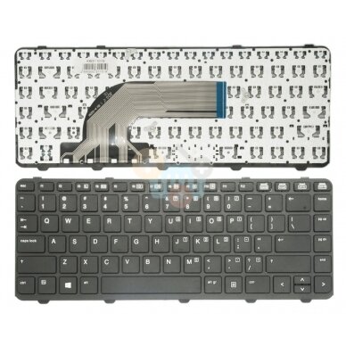 Klaviatūra HP ProBook 430 G2, 440 G0, 440 G1, 440 G2, 445 G2, 630 G2, 640 G1, 645 G1.su rėmeliu Klaviatūra HP ProBook 430 G2, 440 G0, 440 G1, 440 G2, 445 G2, 630 G2, 640 G1, 645 G1.su rėmeliu