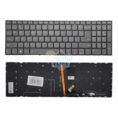 Klaviatūra LENOVO IdeaPad 520-15ikb, su raudonu pašvietimu, US Klaviatūra LENOVO IdeaPad 520-15ikb, su raudonu pašvietimu, US