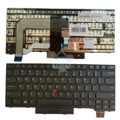 Klaviatūra Lenovo: ThinkPad T470, T480 Klaviatūra Lenovo: ThinkPad T470, T480
