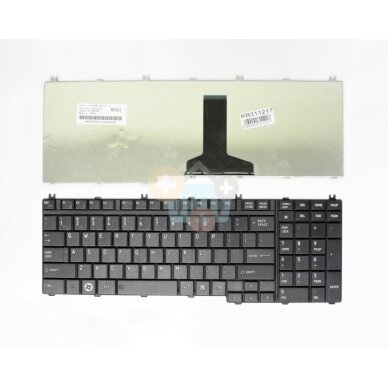 Klaviatūra TOSHIBA Satellite: L350, L500, L550, P200, P300 Klaviatūra TOSHIBA Satellite: L350, L500, L550, P200, P300
