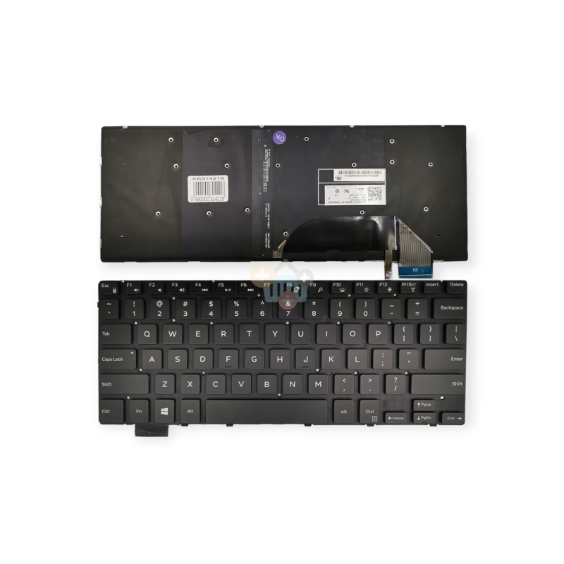 Klaviatūra DELL Inspiron 15 7558, 7568, XPS 15 9550, 9560 su apšvietimu (US)
