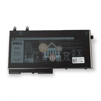Kompiuterio baterija DELL R8D7N 51Wh +++ TOP Saugumas Kompiuterio baterija DELL R8D7N 51Wh +++ TOP Saugumas