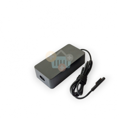 Kompiuterio įkroviklis Microsoft 60W 15V 4A + USB 1706 (Magnetic snap-in) Kompiuterio įkroviklis Microsoft 60W 15V 4A + USB 1706 (Magnetic snap-in)
