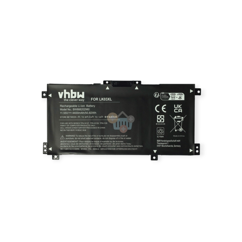 Kompiuterio baterija HP LK03XL 4400mAh +++ TOP Balansas