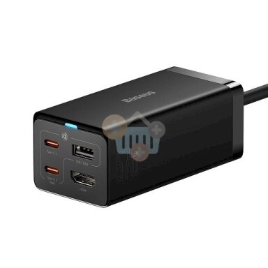 Kroviklis BASEUS GaN 2x USB-C, USB-A, HDMI 4K, 67W, PPS, PD, QC, USB4 Kroviklis BASEUS GaN 2x USB-C, USB-A, HDMI 4K, 67W, PPS, PD, QC, USB4