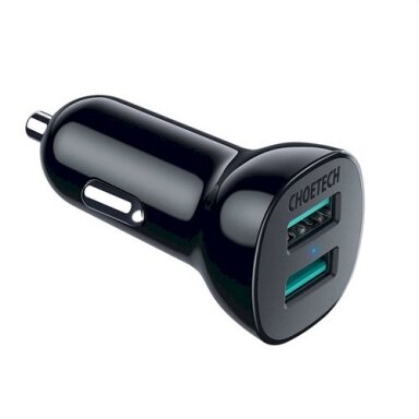 Kroviklis CHOETECH 2xUSB A, 36W, QC3.0 Kroviklis CHOETECH 2xUSB A, 36W, QC3.0