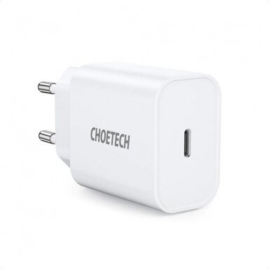 Kroviklis CHOETECH USB Type-C, 20W, PD3.0, QC3.0