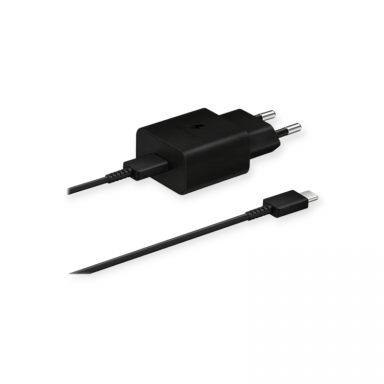 Kroviklis Samsung Fast Charging EP-T1510 15W PD Type C + kabelis Type-C -> Type-C