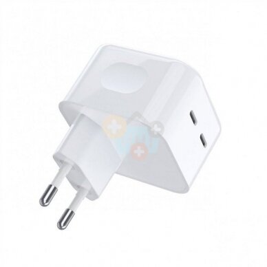 Kroviklis CHOETECH 2x USB Type-C, 35W, PD3.0, Qc3.0 Kroviklis CHOETECH 2x USB Type-C, 35W, PD3.0, Qc3.0