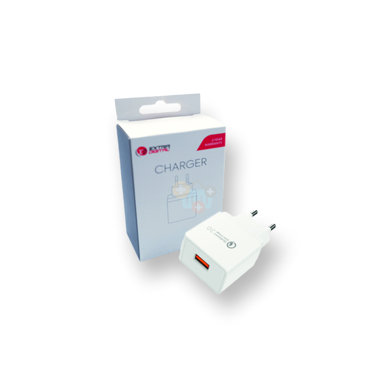 Kroviklis USB-A: 15W Fast Charge Extra Digital +++ TOP Efektyvumas 1 Kroviklis USB-A: 15W Fast Charge Extra Digital +++ TOP Efektyvumas 1