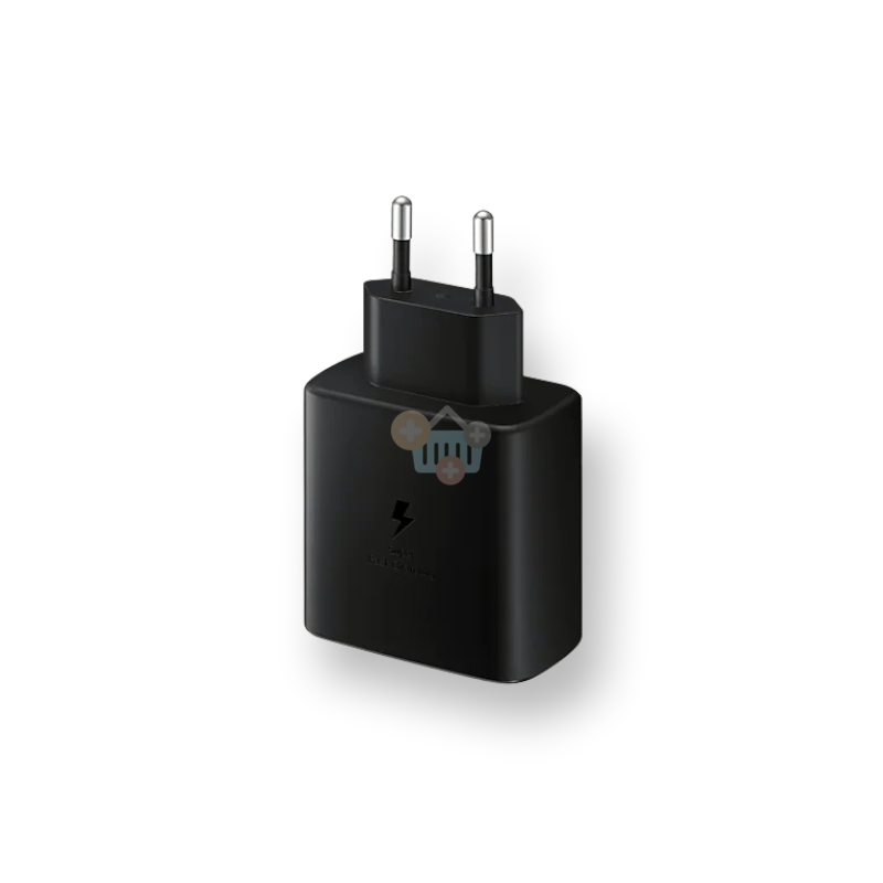 Kroviklis Samsung Super Fast Charging 2.0 45W USB-C (Type C) + kabelis Type-C -> Type-C 1 Kroviklis Samsung Super Fast Charging 2.0 45W USB-C (Type C) + kabelis Type-C -> Type-C 1