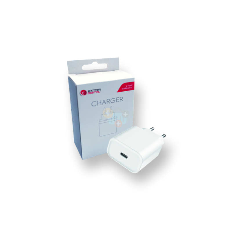 Kroviklis Extra Digital USB Type-C: 20W Fast Charge PD +++ TOP Efektyvumas 1 Kroviklis Extra Digital USB Type-C: 20W Fast Charge PD +++ TOP Efektyvumas 1