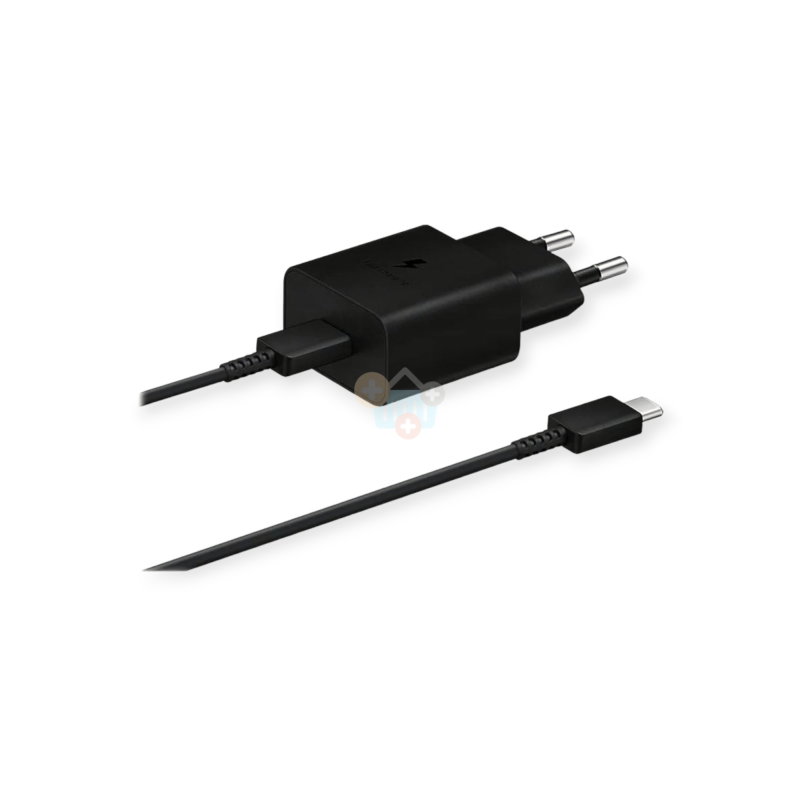 Kroviklis Samsung Fast Charging EP-T1510 15W PD Type C + kabelis Type-C -> Type-C Kroviklis Samsung Fast Charging EP-T1510 15W PD Type C + kabelis Type-C -> Type-C
