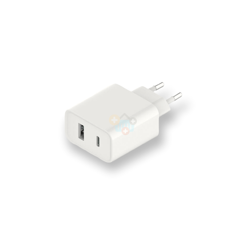 Kroviklis USB Type-C+ USB-A: 33W Fast Charge Xiaomi, baltas +++ TOP Kokybė Kroviklis USB Type-C+ USB-A: 33W Fast Charge Xiaomi, baltas +++ TOP Kokybė