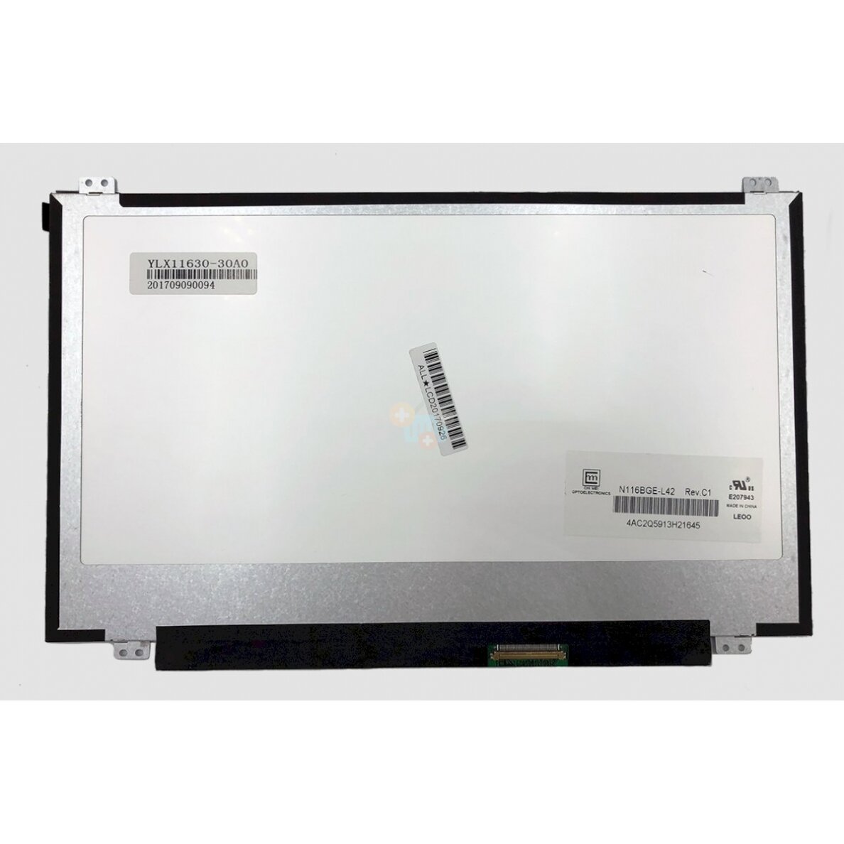 Matrica 11.6“ 1366x768 HD, SLIM, blizgi, 40pin (dešinė), A+ Matrica 11.6“ 1366x768 HD, SLIM, blizgi, 40pin (dešinė), A+