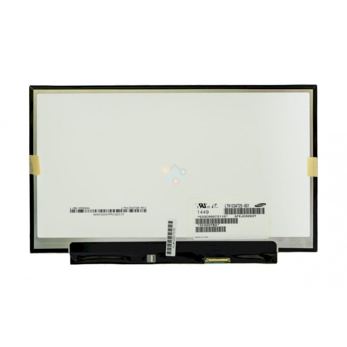 Matrica 13.3" 1366x768 HD, LED, SLIM, blizgus, 40pin (dešinėje), A+