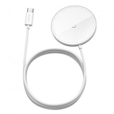 Magnetinis bevielis įkroviklis BASEUS, 15W, MagSafe Magnetinis bevielis įkroviklis BASEUS, 15W, MagSafe