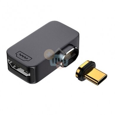 Magnetinis adapteris USB Type-C - HDMI, 4K, 60Hz Magnetinis adapteris USB Type-C - HDMI, 4K, 60Hz