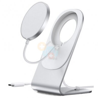 Magnetinis bevielis įkroviklis su stovu CHOETECH iPhone 12/12 Pro/12 Pro Max/12 Mini +++ TOP efektyvumas Magnetinis bevielis įkroviklis su stovu CHOETECH iPhone 12/12 Pro/12 Pro Max/12 Mini +++ TOP efektyvumas