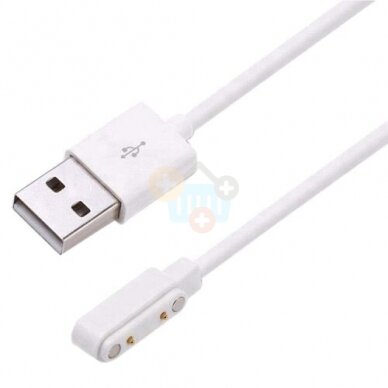 Magnetinis įkroviklis Q55A/Q112A laikrodžiui, USB, 50cm Magnetinis įkroviklis Q55A/Q112A laikrodžiui, USB, 50cm