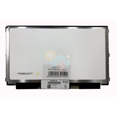 Matrica 12.5" 1920x1080 FHD, LED, IPS, SLIM, matinė, 30pin (dešinėje), A+ Matrica 12.5" 1920x1080 FHD, LED, IPS, SLIM, matinė, 30pin (dešinėje), A+
