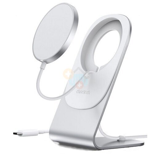 Magnetinis bevielis įkroviklis su stovu CHOETECH iPhone 12/12 Pro/12 Pro Max/12 Mini +++ TOP efektyvumas Magnetinis bevielis įkroviklis su stovu CHOETECH iPhone 12/12 Pro/12 Pro Max/12 Mini +++ TOP efektyvumas