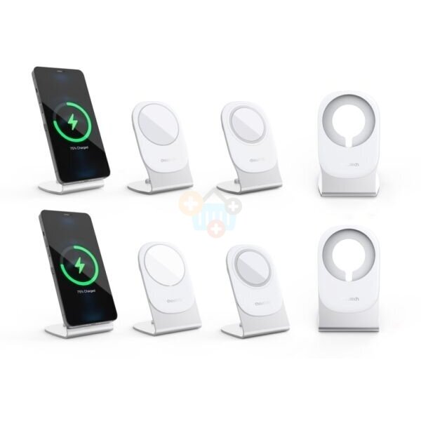 Magnetinis bevielis įkroviklis su stovu CHOETECH iPhone 12/12 Pro/12 Pro Max/12 Mini +++ TOP efektyvumas 1 Magnetinis bevielis įkroviklis su stovu CHOETECH iPhone 12/12 Pro/12 Pro Max/12 Mini +++ TOP efektyvumas 1
