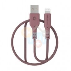 MFI sertifikuotas kabelis USB - Lightning (rausvas, 1.1m) +++ TOP Efektyvumas