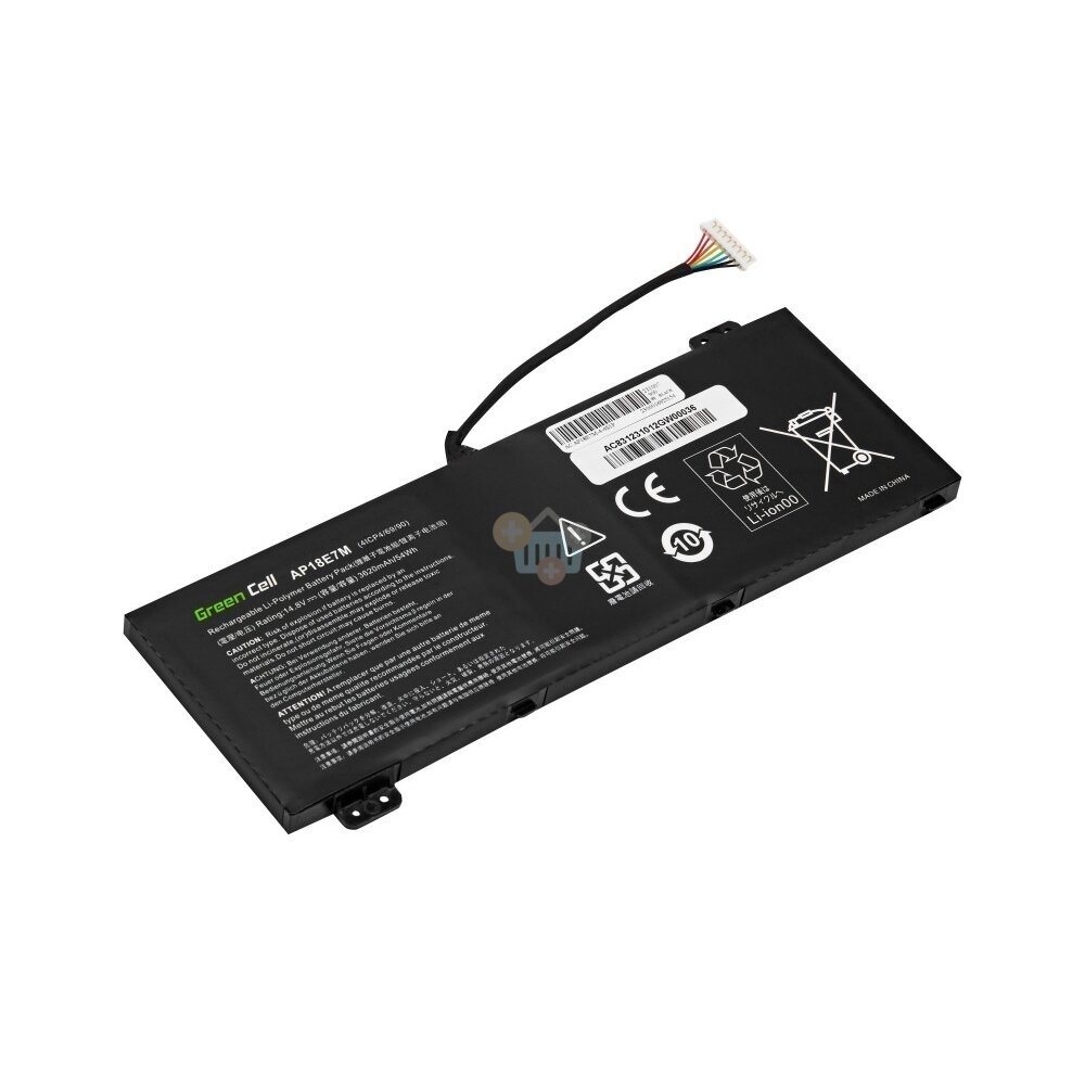 Nešiojamo kompiuterio baterija ACER AP18E8M 54Wh +++ TOP Balansas Nešiojamo kompiuterio baterija ACER AP18E8M 54Wh +++ TOP Balansas