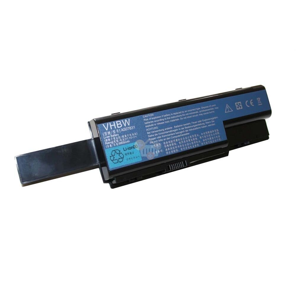 Nešiojamo kompiuterio baterija ACER AS07B31, 8800mAh +++ TOP Galingumas Nešiojamo kompiuterio baterija ACER AS07B31, 8800mAh +++ TOP Galingumas