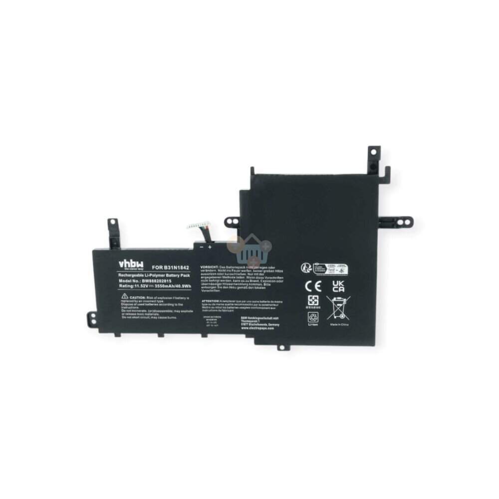 Nešiojamo kompiuterio baterija ASUS B31N1842, 40.90Wh +++ TOP Efektyvumas Nešiojamo kompiuterio baterija ASUS B31N1842, 40.90Wh +++ TOP Efektyvumas