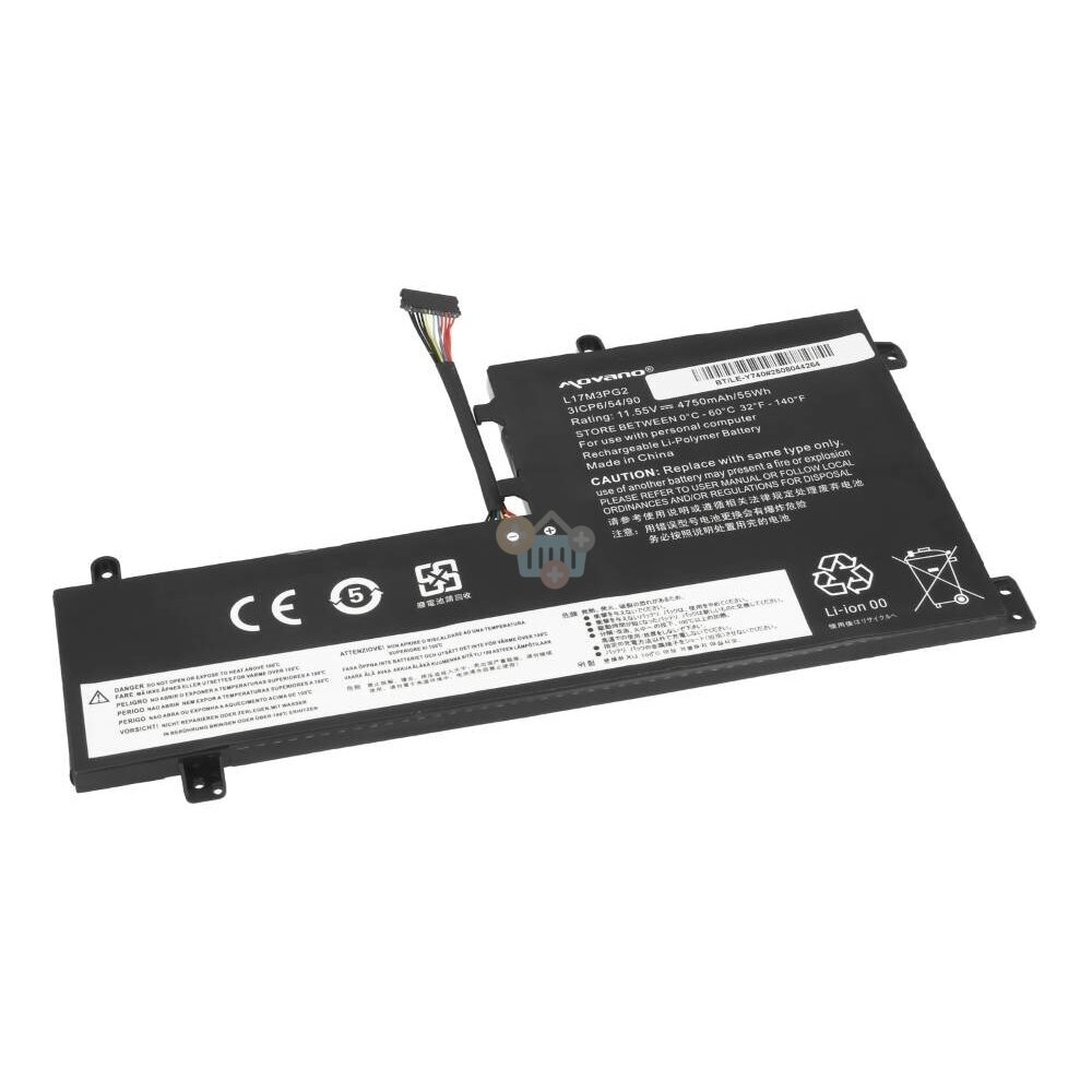 Nešiojamo kompiuterio baterija LENOVO L17M3PG1, 55Wh +++ TOP Kaina Nešiojamo kompiuterio baterija LENOVO L17M3PG1, 55Wh +++ TOP Kaina