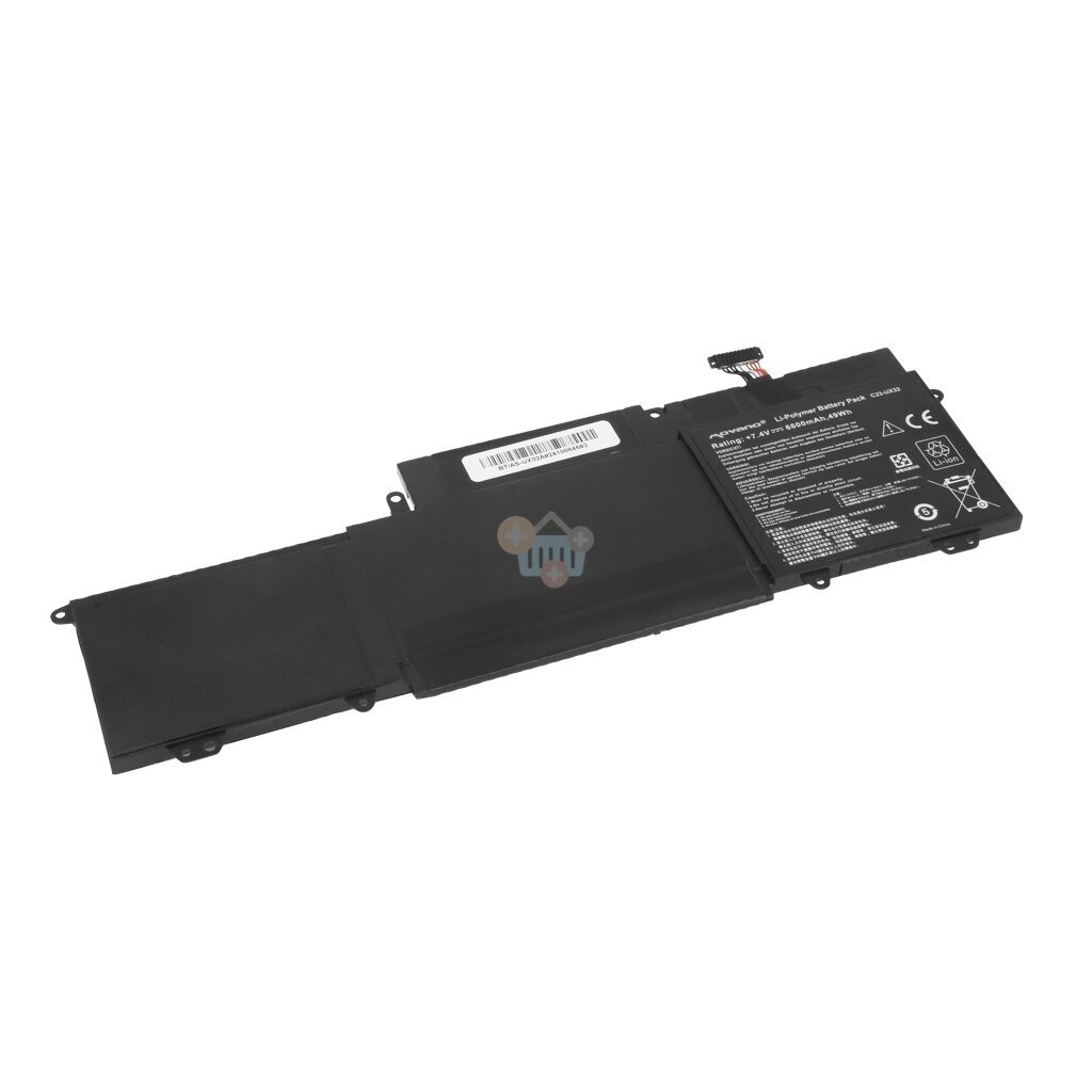 Nešiojamo kompiuterio baterija ASUS C23-UX32 49Wh  +++ TOP Efektyvumas