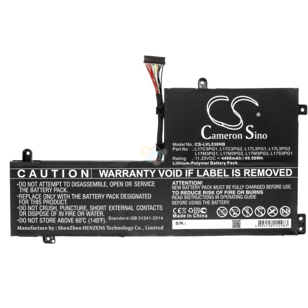 Nešiojamo kompiuterio baterija LENOVO L17C3PG2 49.50Wh +++ TOP Balansas Nešiojamo kompiuterio baterija LENOVO L17C3PG2 49.50Wh +++ TOP Balansas
