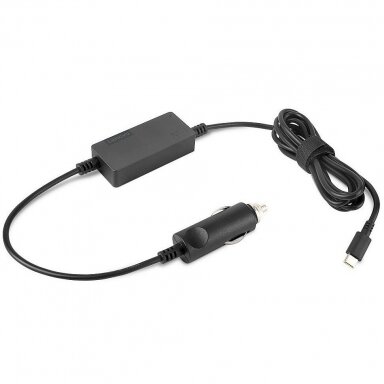 Nešiojamo kompiuterio automobilinis įkroviklis Lenovo 65W USB-C ( 12-24V) +++ TOP Kokybė