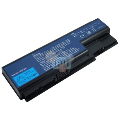 Nešiojamo kompiuterio baterija ACER AS07B31, 5200mAh 14.8V +++ TOP Efektyvumas Nešiojamo kompiuterio baterija ACER AS07B31, 5200mAh 14.8V +++ TOP Efektyvumas