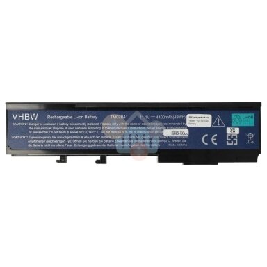 Nešiojamo kompiuterio baterija ACER TM07A72, 4400mAh +++ TOP Balansas
