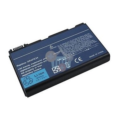 Nešiojamo kompiuterio baterija ACER TM00741, 5200mAh +++ TOP Efektyvumas Nešiojamo kompiuterio baterija ACER TM00741, 5200mAh +++ TOP Efektyvumas