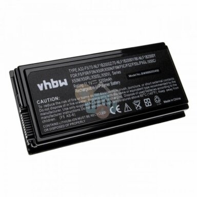 Nešiojamo kompiuterio baterija ASUS A32-F5, 5200mAh +++ TOP Efektyvumas