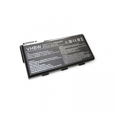 Nešiojamo kompiuterio baterija MSI BTY-L75, 4400mAh +++ TOP Balansas