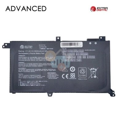 Nešiojamo kompiuterio baterija Asus F571GT / FX571GT B31N1732, 3600mAh, 41Wh Nešiojamo kompiuterio baterija Asus F571GT / FX571GT B31N1732, 3600mAh, 41Wh